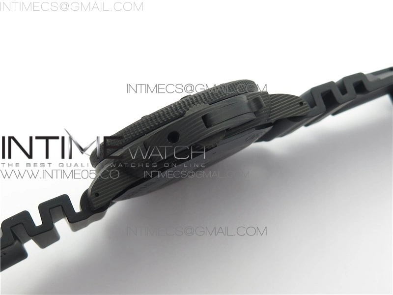 PAM1616 Carbotech 47mm VSF Best Edition Black Dial Blue Markers on Rubber Strap P.9010 Clone
